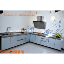Cabinet de conception de cuisine commerciale en acier inoxydable de haute qualité, meubles, prix chauds d&#39;équipement de cuisine à vendre, projet de cuisine
